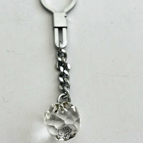 Vintage Hello Kitty Crystal Keychain Charm Sanrio Employee Gift~ 1980’s Rare! - Picture 10 of 11